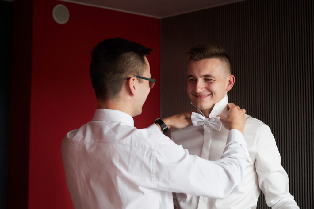 przygotowania w domu Pana Młodego