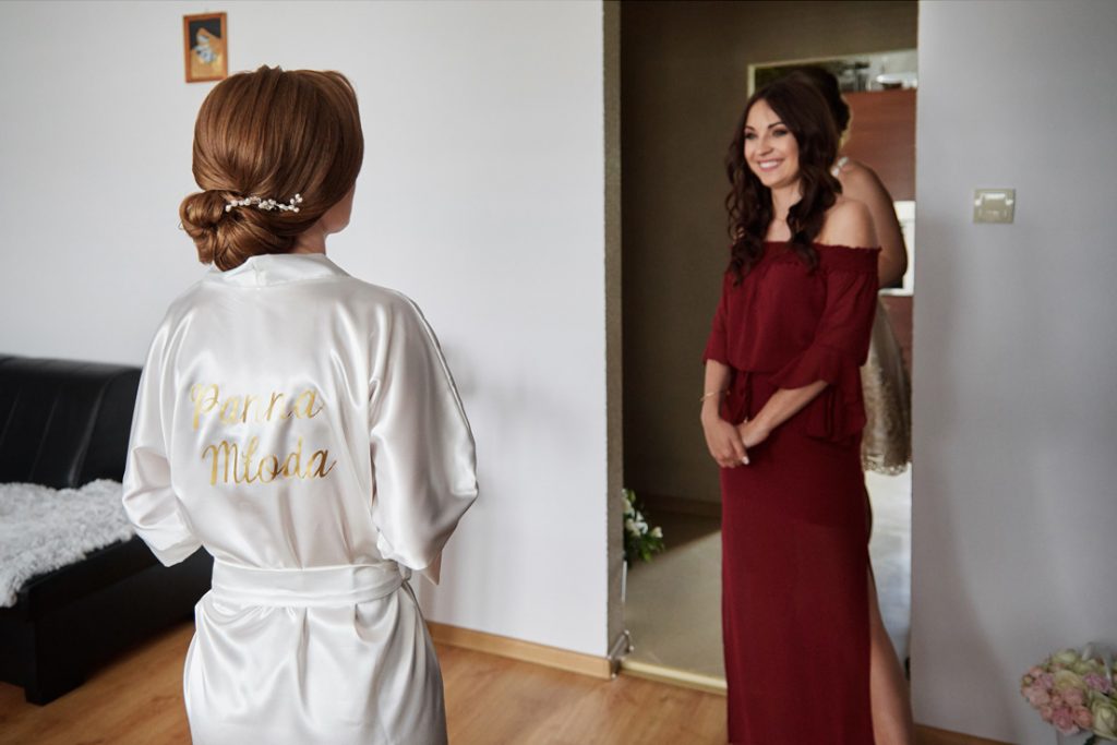 przygotowania do ślubu Panny Młodej