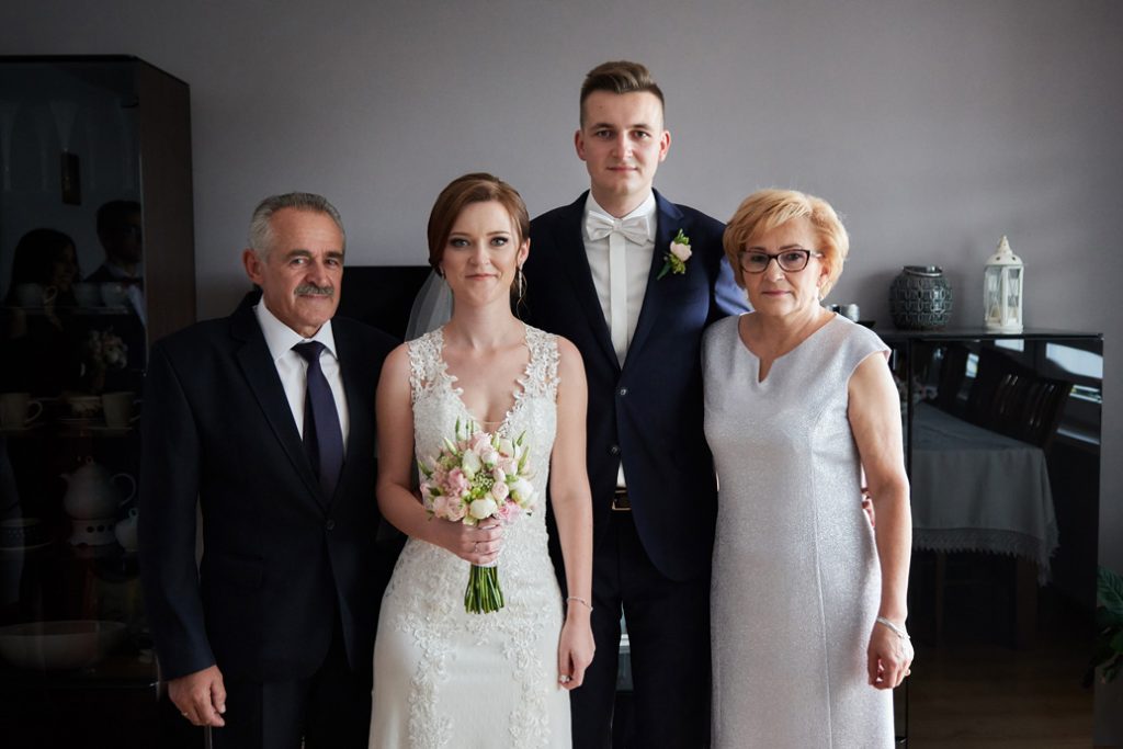 portret z Młodą Parą