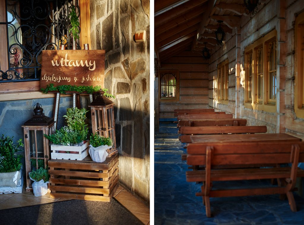 wesele w gazdówce pod lasem