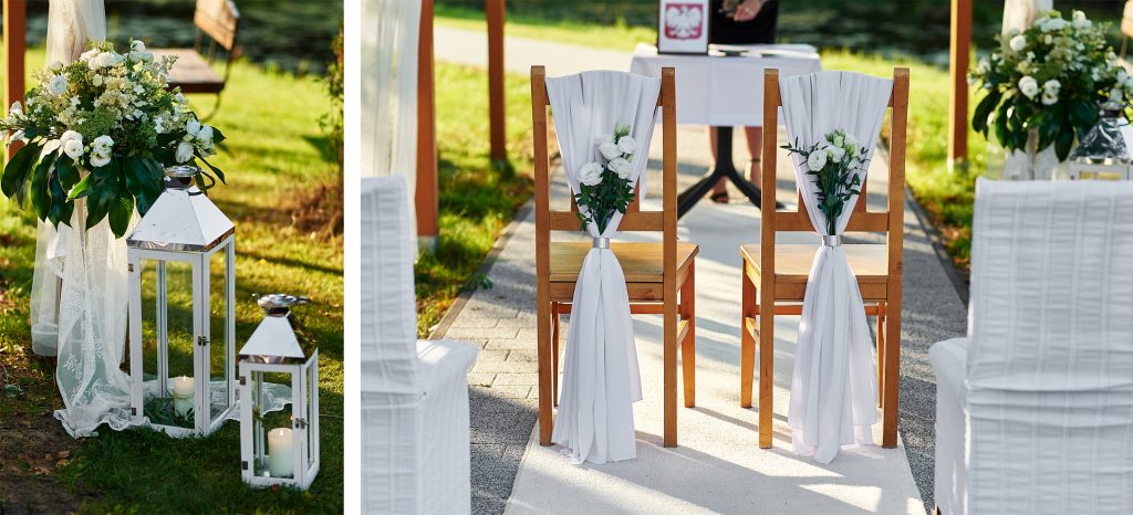 ślub plenerowy w hotelu prezydent