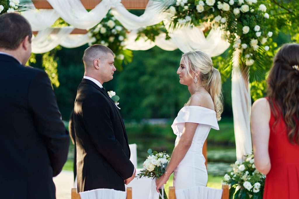 ślub plenerowy w hotelu prezydent